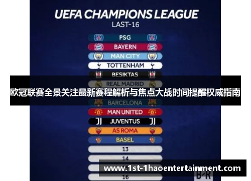 欧冠联赛全景关注最新赛程解析与焦点大战时间提醒权威指南